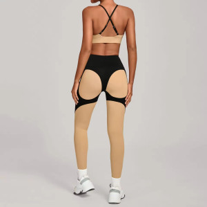 Tight-fitting Workout Gym Fitness Sets Sports Clothing Manufacturer | Outdoor Running suppliers