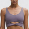 OEM Twist Front Sports Bra Manufacturer | Cut-out Back Yoga Top supplier
