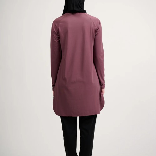 Modest Sportswear Longline Yoga Top Manufacturer | Muslim Activewear Supplier