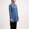 OEM Longline Tunic Women Modest Sportswear Manufacturer | Hijab Quick Dry Yoga Top Supplier