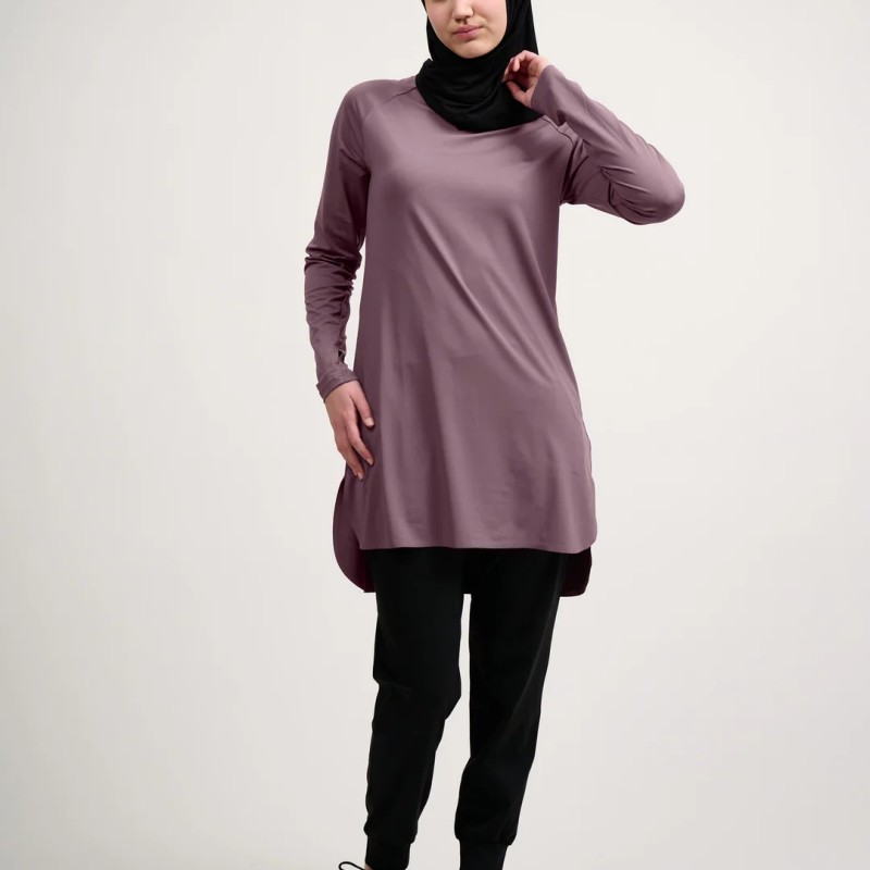 Custom OEM Modest Sportswear Manufacturer | High-Low Hem Longline Supplier