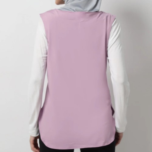 Custom Mock 2-Piece Yoga T-Shirt Loose Supplier | Loose Fit Workout Tunic Supplier