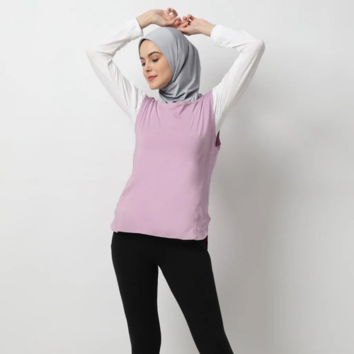 Custom Mock 2-Piece Yoga T-Shirt Loose Supplier | Loose Fit Workout Tunic Supplier