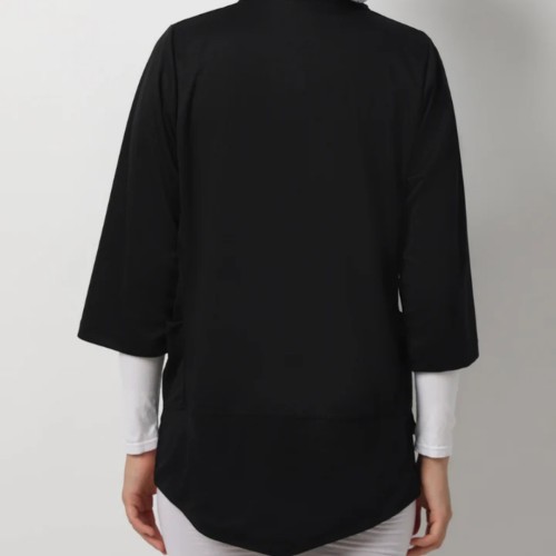 Custom OEM Modest Sportswear Supplier | Loose Fit Longline Workout Tunic Supplier