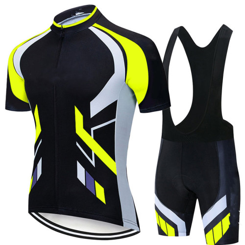 OEM Sublimation Print Men's Cycling Jersey Set supplier | Custom Cycling Wear Manufacturer
