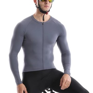 OEM Long Sleeve Cycling Jersey Set Supplier | Custom Bike Shirt and Padded Tights Manufacturer