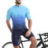 OEM Blue Cycling Jersey Set Short Supplier | Wholesale Custom Road Bike Shirt Manufacturer