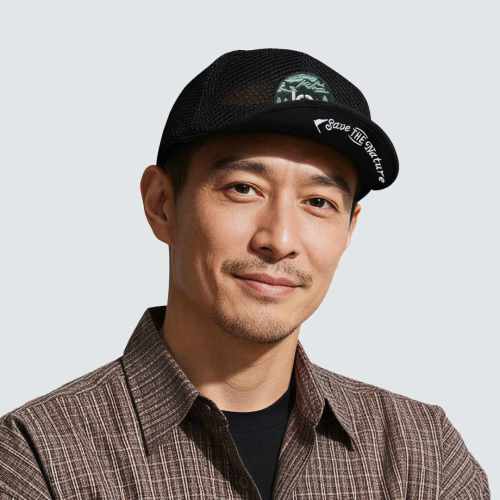 Custom Lightweight Breathable Camp Hat Manufacturer | Wholesale Mesh Cap Manufacturer Factory