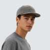 Custom OEM Heather Grey Textured Baseball Cap Manufacturer | Urban Sports Cap Manufacturer