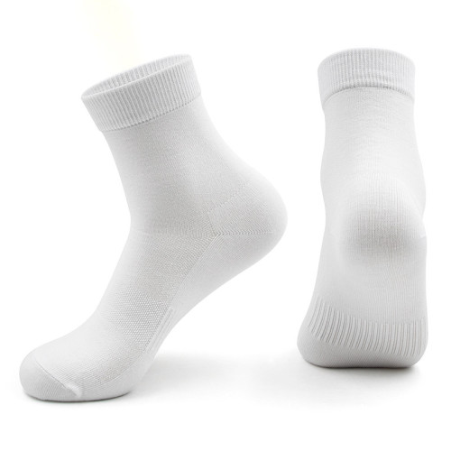 Wholesale Men's 7A Antibacterial Mid-Tube Socks Manufacturer | Siro Spun Crew Socks Factory