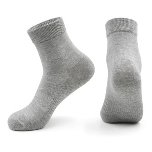 Wholesale Men's 7A Antibacterial Mid-Tube Socks Manufacturer | Siro Spun Crew Socks Factory