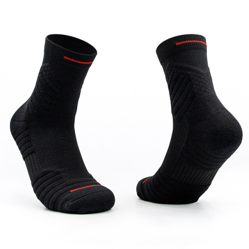 Cotton Crew Socks Factory Manufacturer | Cushioned Terry Elite Basketball Socks Training Factory