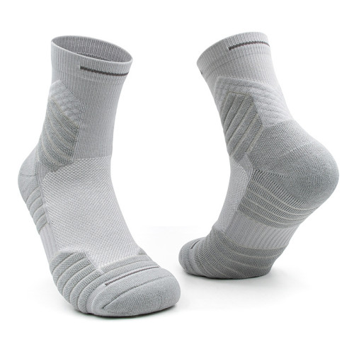 Cotton Crew Socks Factory Manufacturer | Cushioned Terry Elite Basketball Socks Training Factory