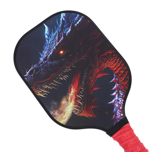 Wholesale Cool Dragon Graphic Pickleball Set Manufacturer | Honeycomb Composite Core Paddles Factory
