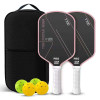 Carbon Fiber Thick Pickleball Paddle Manufacturer | Competitions Durable Racket Set Factory