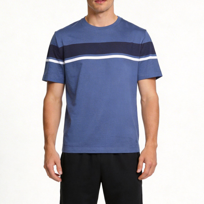 OEM Custom Logo Color-Block T-Shirt Manufacturer | Athletic Suit Manufacturer