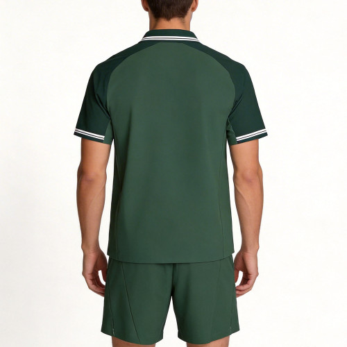 Men's Athletic Tennis Polo Set OEM Custom Logo | Tennis Uniform Manufacturer Manufacturer