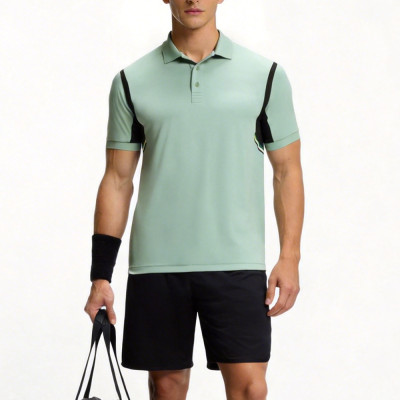 Bulk Order Men's Tennis Uniform Sets Supplier | Athletic Polo and Shorts Apparel Factory Manufacturer