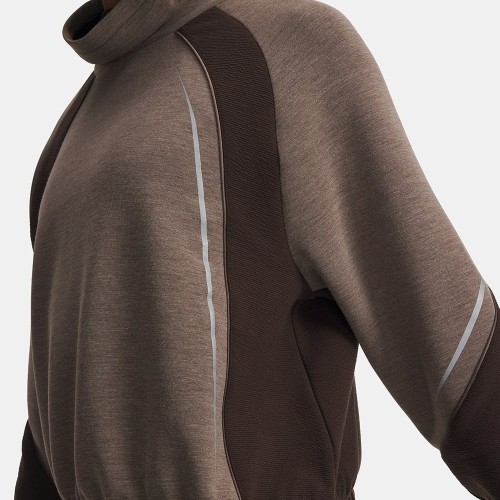 Custom Wholesale Color-Block Tracksuit Manufacturer | OEM Mock-Neck Joggers factory