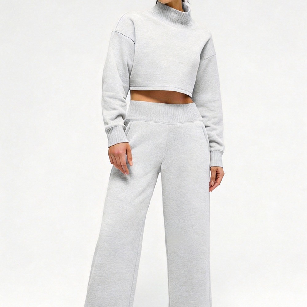 Mock-Neck Pullover Front