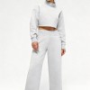Custom Wholesale Mock-Neck Pullover Manufacturer | OEM Wide-Leg Loungewear factory