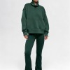 Custom Wholesale Mock Neck Pullover Set Manufacturer | OEM Wide Flare Pants factory