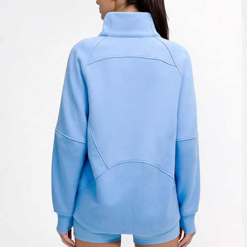 Custom Wholesale Half Zip Hoodie Bike Shorts Manufacturer | OEM Set factory