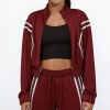 Custom Wholesale Striped Track Jacket Joggers Manufacturer | OEM Tracksuit factory
