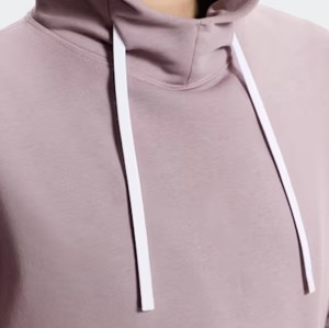 Custom Wholesale Mauve Pullover Hoodie Shorts Set Manufacturer | OEM Set factory