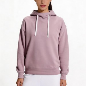 Custom Wholesale Mauve Pullover Hoodie Shorts Set Manufacturer | OEM Set factory