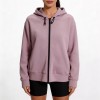 Custom Wholesale Mauve Full Zip Hooded Jacket Shorts Manufacturer | OEM Set factory