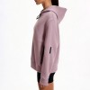 Custom Wholesale Mauve Full Zip Hooded Jacket Shorts Manufacturer | OEM Set factory
