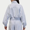 Custom Wholesale Powder Blue Half Zip Pullover Sweatpants Manufacturer | OEM Set factory