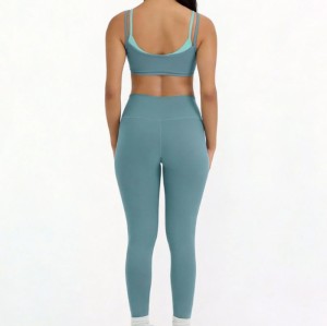 Custom Wholesale Cami Sports Bra Set Manufacturer | OEM Yoga Leggings factory
