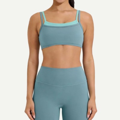 Custom Wholesale Cami Sports Bra Set Manufacturer | OEM Yoga Leggings factory