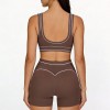 Custom Wholesale Wide-Strap Sports Bra Set Manufacturer | OEM Cycling Shorts factory