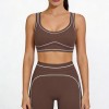 Custom Wholesale Wide-Strap Sports Bra Set Manufacturer | OEM Cycling Shorts factory
