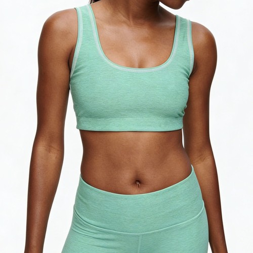 Custom Wholesale Crossover Wrap Cami Bra Set Manufacturer | OEM Yoga Leggings factory