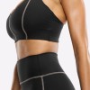 Custom Wholesale Striped Racerback Sports Bra Manufacturer | OEM Training Bra factory
