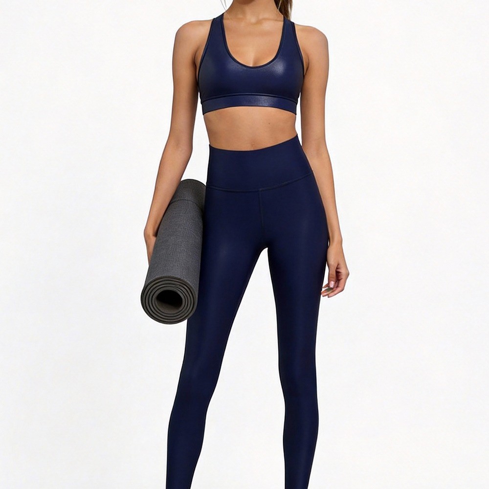 wholesale navy yoga set