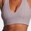 Custom Wholesale Deep-Scoop Ribbed Sports Bra Manufacturer | OEM Lounge Bra factory