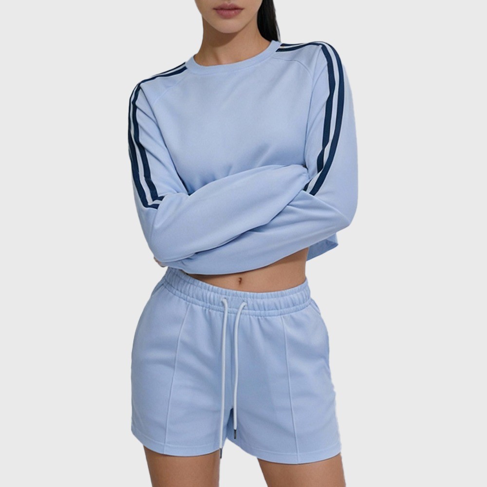 striped sleeve sweatshirt OEM