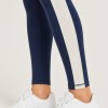 Custom Wholesale Navy Blue Square Neck Sports Bra Leggings Set Manufacturer | OEM Yoga Activewear factory