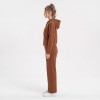 Custom Wholesale Brown Pullover Hoodie Straight Leg Pants Set Manufacturer | OEM Hoodie Loungewear factory