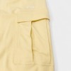 Custom Wholesale Pale Yellow Mock Neck Crop Jacket Cargo Pants Set Manufacturer | OEM Cargo Loungewear factory