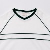 Custom Wholesale White Stripe Trim Crop Top Pleated Skirt Set Manufacturer | OEM Contrast Trim Loungewear factory