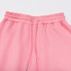 Custom Wholesale Light Pink Ribbed Zip Up Jacket Wide Leg Pants Set Manufacturer | OEM Ribbed Loungewear factory