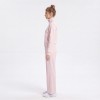 Custom Wholesale Off White Zip Up Jacket Navy Piped Pants Set Manufacturer | OEM Cream Tracksuit factory