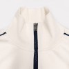 Custom Wholesale Beige Striped Hoodie Striped Pants Set Manufacturer | OEM Striped Loungewear factory