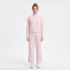 Custom Wholesale Off White Zip Up Jacket Navy Piped Pants Set Manufacturer | OEM Cream Tracksuit factory